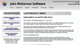 What Mckernon.com website looked like in 2018 (5 years ago)