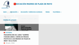What Madres.org website looked like in 2018 (5 years ago)