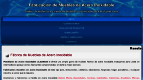 What Muebledeaceroinoxidable.com.mx website looked like in 2018 (5 years ago)