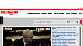 What Mediafaxfoto.ro website looked like in 2018 (5 years ago)