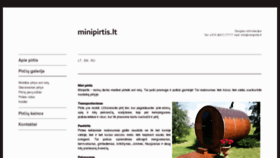 What Minipirtis.lt website looked like in 2018 (5 years ago)