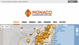 What Monacobusinessdirectory.com website looked like in 2018 (5 years ago)