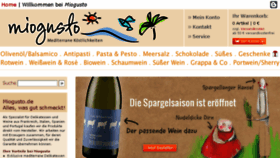 What Miogusto.de website looked like in 2018 (5 years ago)