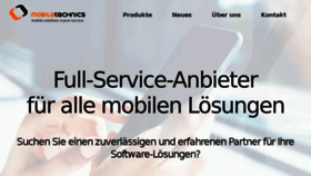 What Mobiletechnics.ch website looked like in 2018 (5 years ago)