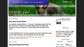 What Mee.nu website looked like in 2018 (5 years ago)