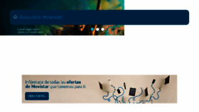 What Movistar.com website looked like in 2018 (5 years ago)