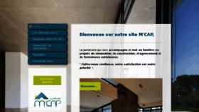 What Mcap.fr website looked like in 2018 (5 years ago)