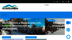What Manzaneda.info website looked like in 2018 (5 years ago)