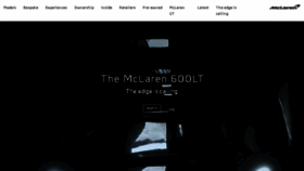 What Mclarenautomotive.com website looked like in 2018 (5 years ago)