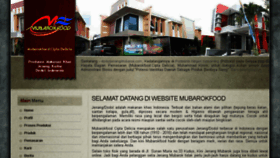 What Mubarokfood.co.id website looked like in 2018 (5 years ago)