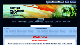 What Merchant-navy.net website looked like in 2018 (5 years ago)
