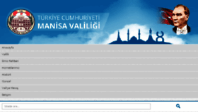 What Manisa.gov.tr website looked like in 2018 (5 years ago)