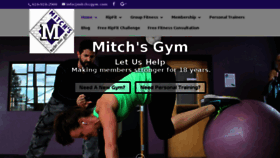 What Mitchsgym.com website looked like in 2018 (5 years ago)