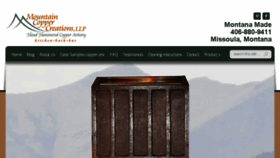 What Mtncoppercreations.com website looked like in 2018 (5 years ago)