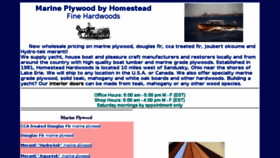 What Marine-plywood.us website looked like in 2018 (5 years ago)