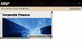 What Mnpcorporatefinance.ca website looked like in 2018 (5 years ago)