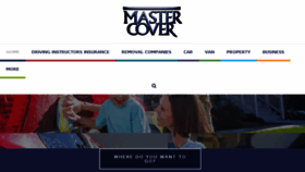 What Mastercover.com website looked like in 2018 (5 years ago)