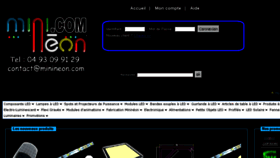 What Minineon.com website looked like in 2018 (5 years ago)