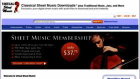What Media.virtualsheetmusic.com website looked like in 2018 (5 years ago)