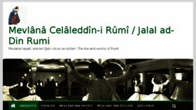 What Mevlana.com website looked like in 2018 (5 years ago)