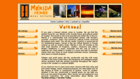 What Meridahomes.com website looked like in 2018 (5 years ago)