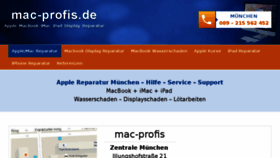 What Mac-profis.de website looked like in 2018 (5 years ago)