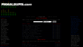 What Maxalbums.com website looked like in 2018 (5 years ago)