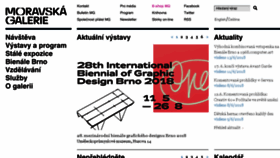 What Moravska-galerie.cz website looked like in 2018 (5 years ago)