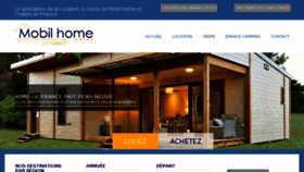 What Mobilhomedefrance.com website looked like in 2018 (5 years ago)