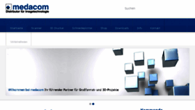 What Medacom.de website looked like in 2018 (5 years ago)