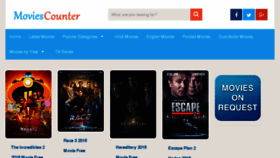 What Moviescounter.biz website looked like in 2018 (5 years ago)