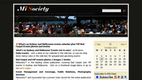 What Misociety.com.au website looked like in 2018 (5 years ago)