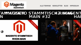 What Magento-stammtisch.de website looked like in 2018 (5 years ago)