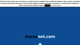 What Marcanet.com website looked like in 2018 (5 years ago)