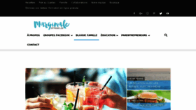 What Marienoellemarineau.com website looked like in 2018 (5 years ago)