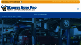 What Mightyautopro.com website looked like in 2018 (5 years ago)