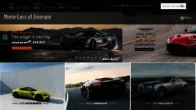 What Motorcarsofgeorgia.com website looked like in 2018 (5 years ago)