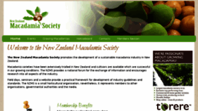 What Macadamia.co.nz website looked like in 2018 (5 years ago)