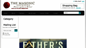What Masonicexchange.com website looked like in 2018 (5 years ago)