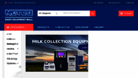 What Milkanalyser.com website looked like in 2018 (5 years ago)