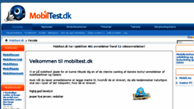 What Mobiltest.dk website looked like in 2018 (5 years ago)