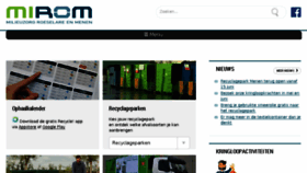 What Mirom.be website looked like in 2018 (5 years ago)