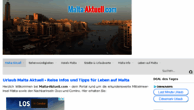 What Malta-aktuell.com website looked like in 2018 (5 years ago)