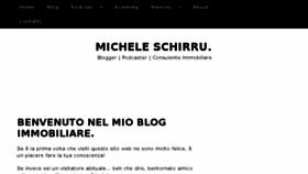 What Micheleschirru.it website looked like in 2018 (5 years ago)