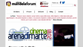 What Mandelaforum.it website looked like in 2018 (5 years ago)