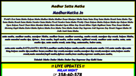 What Madhurmatka.in website looked like in 2018 (5 years ago)