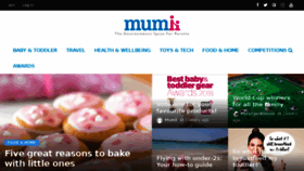 What Mumii.co.uk website looked like in 2018 (5 years ago)