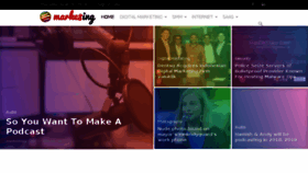 What Marke8ing.com website looked like in 2018 (5 years ago)
