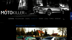 What Motokiller.pl website looked like in 2018 (5 years ago)