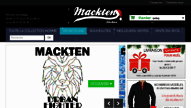 What Macktenfashion.com website looked like in 2018 (5 years ago)